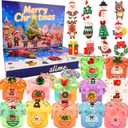 Christmas Slime Kit - Xmas Slime Non-Sticky, Soft, Stretchy, Slime Party Favors for Kids, Perfect for Christmas Stocking Stuffers, for Girls Boys