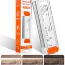  120W 24V Dimmable LED Driver,Triac Dimmable Transformer AC 120V to DC 24V 120 Watt Compatible with Lutron & Leviton Dimmer Switches, Dimmer Led Power Supply 24 Volt for Strip Lights