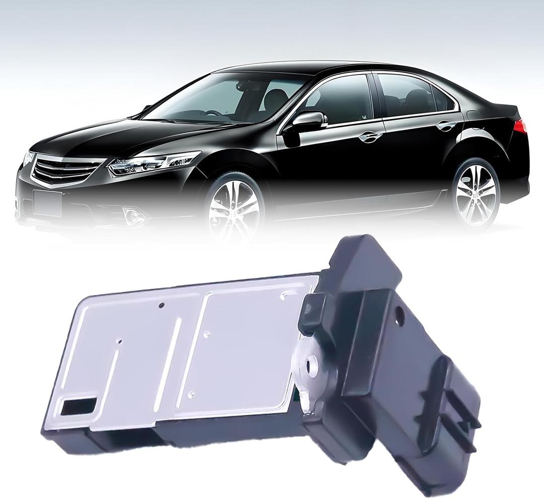Mass Air Flow Sensor Compatible with Honda 2003-2014 Accord Civic Odyssey Pilot Ridgeline Crosstour Acura MDX RDX TL # 37980-RNA-A01 MAF0033
