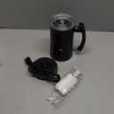 Electric Milk Frother, 4 in 1 Milk Steamer,11.8oz/350ml Automatic Warm and Cold Foam Maker for Coffee, Latte, Cappuccino, Macchiato, Hot Chocolate (Matte Black)