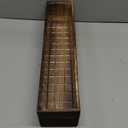 Winlyn Rustic Wooden Planter Box 17.3" L x 3.9" W x 3.9" H Brown Rectangular Planter Decorative Wood Box with Removable Plastic Liner Window Box for Farmhouse Wedding Home Garden Table Centerpiece.