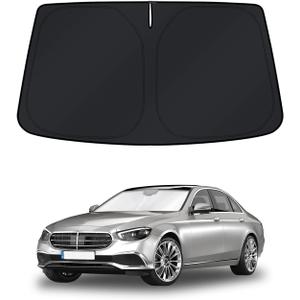KUST Windshield Sun Shade for Mercedes-Benz S-Class 2015-2025 Window Accessories Shade Sun Visor Foldable Block UV Rays Keep Car Cooler