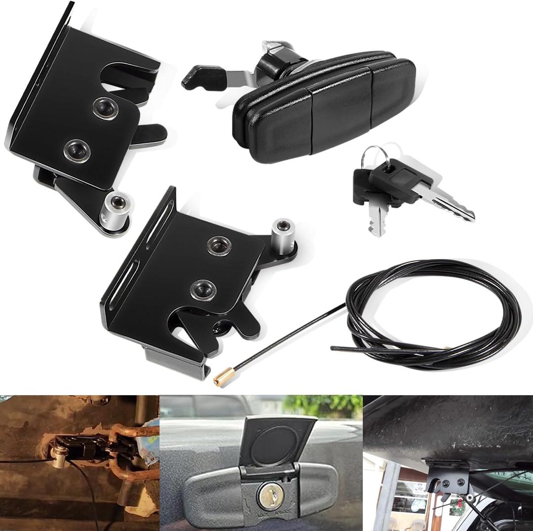 113436 Twist Handle Kit for Leer Truck Caps 100XQ, 100XL, 100XR, and TSC700 with Striker Latches 83514/83515 113436-100XQ