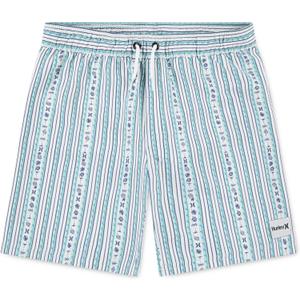 Hurley Boys Boys' Pull on Swim Trunks (Large, Mint Candy Seersucker)