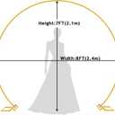 Wokceer Round Backdrop Stand 8FT Gold Wedding Arch Metal Circle Balloon Arch Stand for Birthday Party Wedding Bridal Shower Anniversary Ceremony
