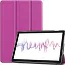 Tablet Cover for Huawei Mediapad M6 10.8 2019 SCM-W09 SCM-AL00, Folio Stand Lightweight Leather Case for Huawei Matepad 10.8 2020 SCMR-W09 SCMR-AL09 (KST-Purple)