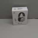 Black Emblem X2 Wireless Gaming Headset, 2.4GHz Gaming Headphones with Mic, Bluetooth 5.4, 50H Battery, Breathable Earcups, Lightweight Wireless Headset for PC/PS5/PS4/Switch (White-Grey)