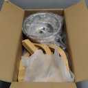 handrong Elevated Dog Bowl,5 Height Adjustable Raised Dog Bowl, Dogs Food Bowls Stand Feeding Station with 3 Food and Water Bowls for Medium, Large Dogs