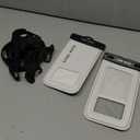 Case-Mate 2 Pack IP68 Waterproof Phone Pouch - Floating Waterproof Phone Case w/Crossbody Lanyard - Beach Cruise Travel Essentials - Compatible w/All Devices - Touchscreen Friendly - Sand Dollar