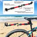 Bike Trailer Hitch for Portable Folding Wagon Bike Trailer Connector for Pet Cart Bicycle Trailer Collapsible Wagon Cart Steel Garden Cart Wagons Carts for Grocery Sports Garden (Split Type)