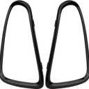 Osompar Tail Light Trim Ring Taillights Bezel Compatible with 2007-2015 Mini Cooper R56 R57 R58 R59 Glossy Black 1Pair
