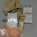iMucci Clear Strap Bra Professional Dance Bra NO Sponge Invisible Ballet Bras (Medium, Beige)