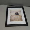 Malden International Designs 8x10 11x14 Black Matted Picture Frame