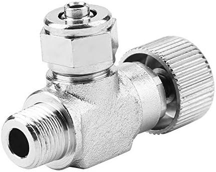 Needle Valve for Aquarium System CO2 Regulator Bubble Counter Fish Accessory (01# Single Head Micro-metering Valve for Gauge)