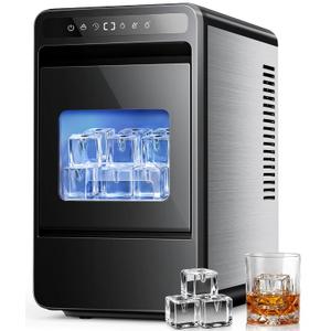 1.6 inch Square Ice Maker, 4 pcs Big Ice Cube Maker in 25 min, 
Product Dimensions	9.8"D x 17.3"W x 17.1"H
Capacity	1.6 liters