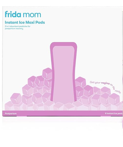 Frida Mom 2-in-1 Postpartum Absorbent Perineal Ice Maxi Pads 