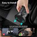 Universal Vacuum Phone Holders for Your Car [360 Rotation Metal Holder] Upgraded Suction Cup Phone Mount for Car/Tesla/Mirror/Wall, Foldable Tesla Phone Mount for All Phones and Thick Cases