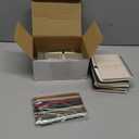 Honoson 10 Sets Spiral Notebook Sets Bulk Thank You Gift for Employee Appreciation Thank You for Being Awesome Inspirational Notepads with Bamboo Pen for Teacher(Bright Morandi Color)