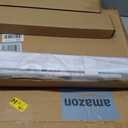 LazBlinds No Tools No Drill 1" Vinyl Mini Blinds, Cordless Blinds for Windows, Light Filtering Horizontal Window Blinds & Shades, 29" W x 36" H, White