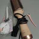 1300W Hair Dryer Brush,4 in 1 Blow Dryer Brush Anti-frizz Ceramic Titanium Barrel with ALCI Safety Plug Professional Salon Hot Air Brush for All Hair Types (Rosegold)