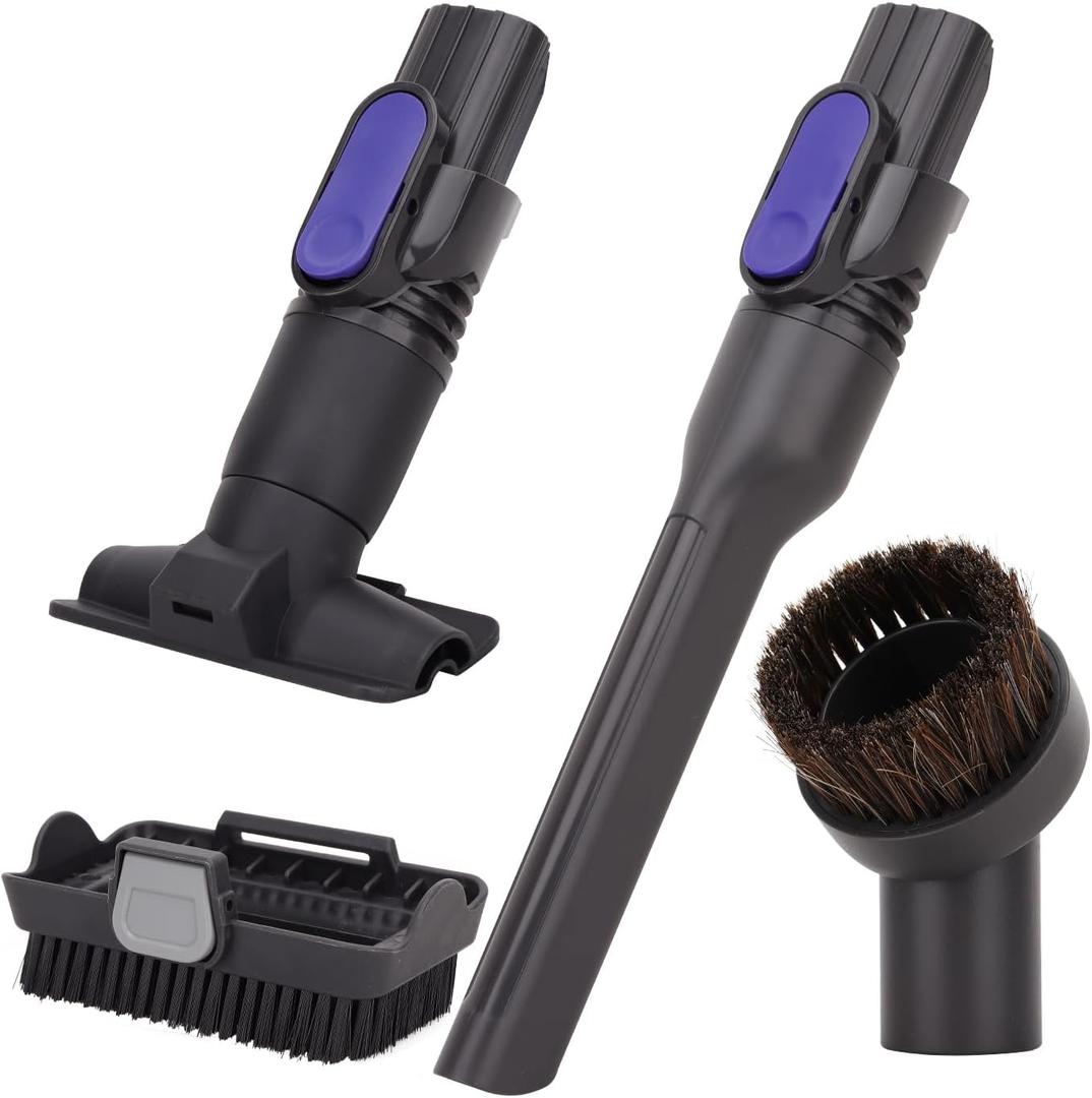 IX141 Vacuum Replacement Attachments for Shark Cordless Vacuums Ix141 Iz462h Iz483h Iz363ht Iz361h Iz163h Iz362h Removable Two-in-one Crevice Tool Brush for D-Shaped Vacuum
