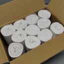 Small Trash Bags 2 Gallon, 360 Count -1.2 Mil Drawstring Mini Garbage Bags, White Plastic Trash Can Liners for Bathroom Accessories, 7.5 Liter, Bedroom, Dorm Room Essentials, Office