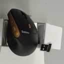 SABLUTE MAM3 Ergonomic Mouse, Bluetooth Mouse for Small/Medium Hands,Dual-Device Connectivity for Computer/Laptop, Rechargeable Wireless Vertical Mouse with 4 Adjustable DPI for Window,Mac OS,Black