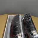 LED Tail Lights Assembly Compatible with Chevy Avalanche 2007-2013, Rear Brake Lamp Taillights Set, Black Housing Smoked Lens