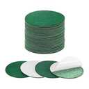 M METERXITY 30-Pack Lamp Base Felt, 3.5 Inch Dia. 2mm Thick Self Adhesive Round Fabric Felt Pads for Lamp/Furniture/DIY, Non-Slip Fiber Backed Patch Circles with Adhesive Backing [Green]