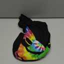 Tie Dye Melting DJ Smiling Face Headphones EDM Rave Party Tank Top (Small, Black)