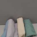 4 Pack Bassinet Sheets - 33"x20" Bedside Bassinet Sheets for Baby Delight, Angelbliss, Jimglo & Most Regular Size Bedside Sleeper | Ultra Soft & Skin Friendly Bassinet Fitted Sheets for Boys Girls (Teal)