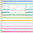 AT-A-GLANCE Planner 2026-2027 Weekly & Monthly Academic 12-Month July-June, 8-1/2" x 11", Simplified by Emily Ley, Happy Stripe (EL49-905A)