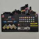 TBC The Best Crafts 24 Colors Dual Tip Acrylic Paint Markers,Waterproof, Non-Toxic, odorless, Suitable for Paper, Pottery, Stones, Backpacks, Glass