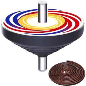 Spinning Top Game Set Paeng-y - Traditional Korean Folk Game Paengi - Paeng-i for Family Squid Parties Gifts