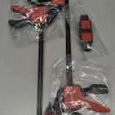 3-Piece 12 Inch Bar Clamps for Woodworking with Clamp Connector, 12" Quick-Release Wood Clamps with 150 LBS Load Limit, Trigger Clamp Set, One-Handed Clamps/Spreader Ideal for Woodworking DIY Projects