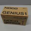 NOCO GENIUS1: 1A 6V/12V Smart Battery Charger  Automatic Maintainer, Trickle Charger & Desulfator with Overcharge Protection & Temperature Compensation  for Lead-Acid & Lithium Batteries