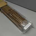 LazBlinds Cordless Bamboo Roman Shades, Privacy Blinds for Interior Windows, Room Darkening Roll Up Bamboo Blinds for Home & Patio, 34.5" W x 48" H, Highfield Teak