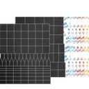 14 pcs Sandpaper Pre-cut mesh(1008pcs) For ES-A Reciprocating Sander flat&rounded sanding heads