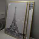 upsimples 24x36 Poster Frame Gold 3 Pack, Scratch-Proof Picture Frames 24 x 36 for Photo Gallery - Slide-In Strips, Horizontal or Vertical Wall Mounting