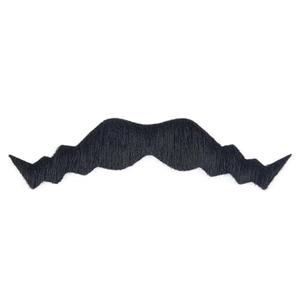 Cosela Self Adhesive Black Fake Mustache for Men Classic Fake Beard Stick On Costume Mustache for Cosplay Party Halloween pack Of 4