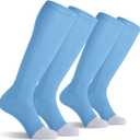 CS CELERSPORT 2/3 Pack Baseball Soccer Softball Socks for Youth & Adult Multi-sport Tube Socks (Large)