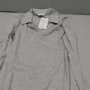 KIRUNDO Polo Shirts for Women Long Sleeve | Business Casual Tops, Ribbed Knit, Collared V Neck, Slim Fit, Office Work Blouses, 2026 Fall Fashion Clothing Size L