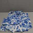 Floerns Women's 2 Piece Summer Outfit Floral Print Knot Shoulder Zip Back Crop Cami Top and Maxi Pants Set
 Size M