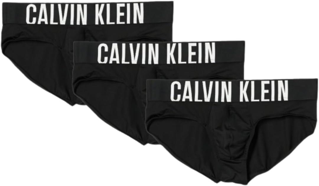 Calvin Klein Men's Intense Power 3-pack Hip Brief (Large)