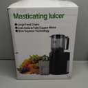 Cold Press Juicer, 5.5inch Wide Feed Chute Juicer Machine, Slow Masticating Juicer for Whole Vegetables & Fruits, Black