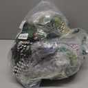 Christmas Garland with Lights, 6FT Prelit Christmas Garland Battery Operated Xmas Garland with Christmas Blue Balls, Pine Cones and Pine Needles for Mantle Fireplace Staircase Porch Decor