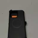 for iPhone 13 Pro Max & 12 Pro Max Case with Belt Clip Holster, Anti-Shock, Anti-Slip, Compatible with MagSafe, 3-Layer Drop Protection, Heavy Duty Magnetic Phone Case Cover, 6.7", Black