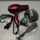 Infiniti PRO CONAIR Hair Dryer with Diffuser, Professional AC Motor, Tourmaline Ceramic Technology Blow Dryer, Includes Concentrator and Blowout Brush, Burgundy