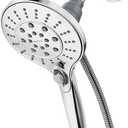 Moen Engage Chrome Magnetix Six-Function 5.5-Inch Wide Handheld Shower Head with Hose and Magnetic Docking System, 26112