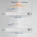 Sotfamily Plastic Shower Caddy Corner (for 90 Only), 4 Pack Adhesive Corner Shower Shelves for Bathroom Organizers and Storage, White